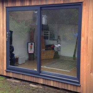Grey UPVC Windows