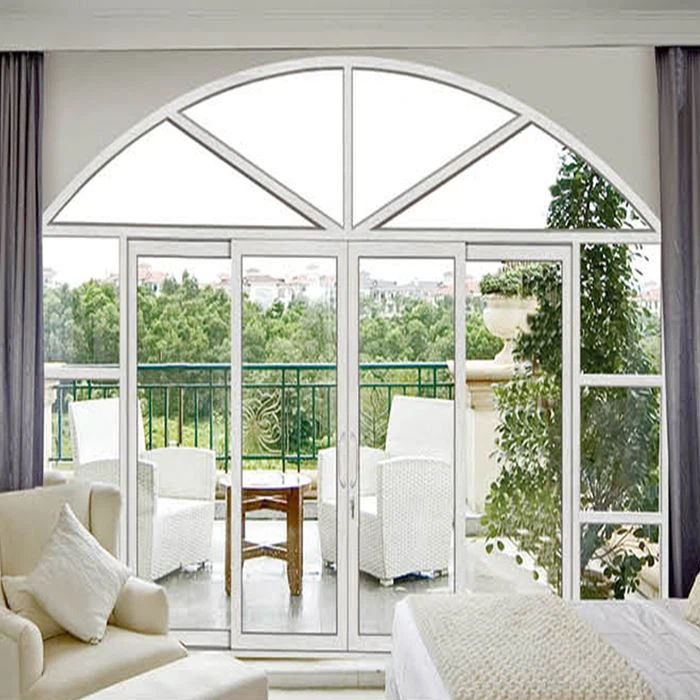 aluminum front door with glass