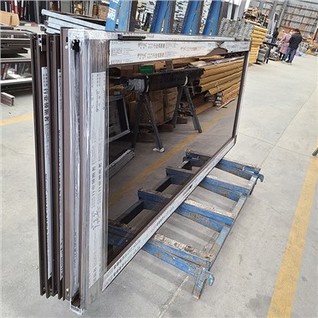 Brown Aluminium Doors