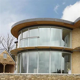 curved aluminium windows