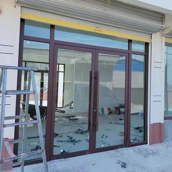 Fully Glazed Aluminium External Door